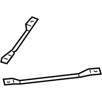 51215-52010 Toyota Engine Cradle Reinforcement Bar, Front Illustration 1 of 1