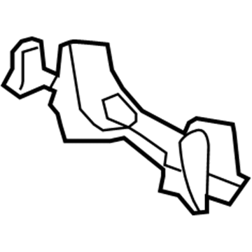 51202-0C021 Toyota Front Crossmember, Center Illustration 1 of 1