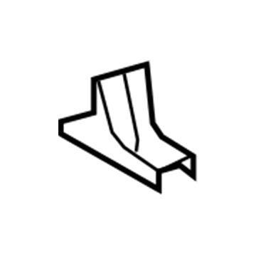 51025-0C040 Toyota Crossmember Extension, Passenger Side Illustration 1 of 1
