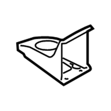 51704-0C020 Toyota Cab Mount Bracket, Driver Side Illustration 1 of 1