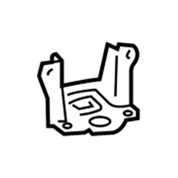 51622-0C040 Toyota Stop Bracket, Driver Side Illustration 1 of 1