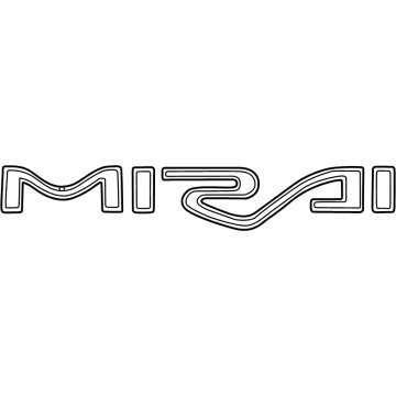 Toyota 75442-62010 Nameplate