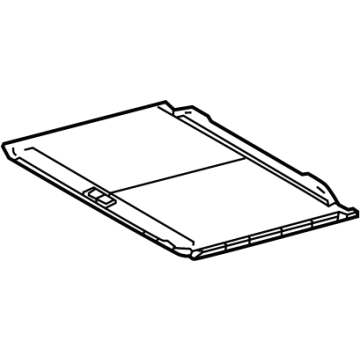 63306-0C050-B0 Toyota Sunshade, Gray Illustration 1 of 1