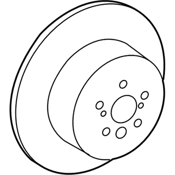 Toyota Venza Brake Rotor - 42431-0T010