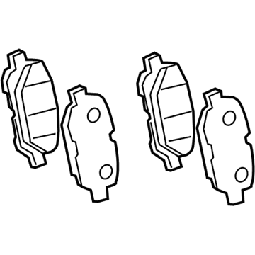 Toyota Venza Brake Pads - 04466-0T010
