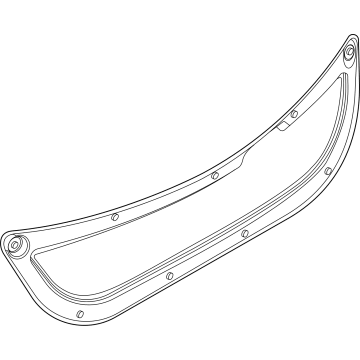64780-WB001 Toyota Lift Gate Trim, Rear Illustration 1 of 1