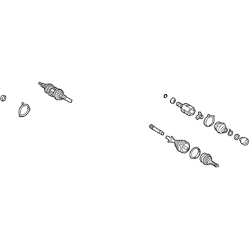 Toyota 43420-06450 Axle Assembly
