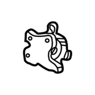 43457-08010 Toyota Mount Bracket, Passenger Side Illustration 1 of 1