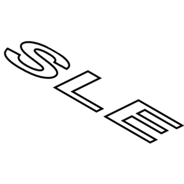 Toyota 75443-06100 Nameplate