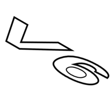 Toyota 75444-06050 Nameplate