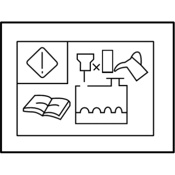 Toyota 11285-11020 Info Label
