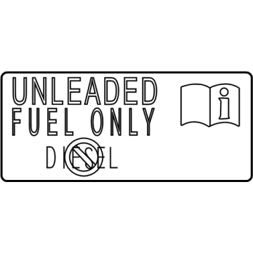 Toyota 74559-06060 Fuel Label