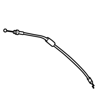 69750-02180 Toyota Lock Cable, Front Illustration 1 of 1