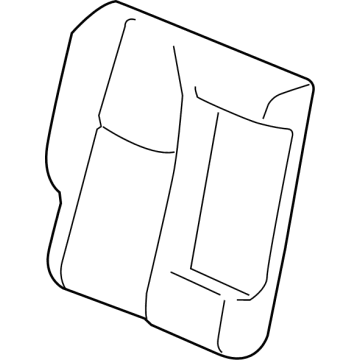 Toyota 71077-0A380-B4 Seat Back Cover