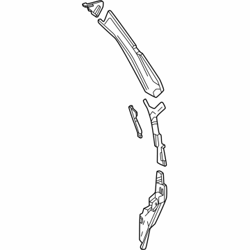 Toyota 61035-35030 Rear Pillar Reinforcement