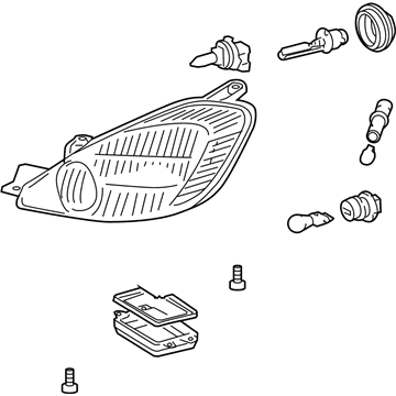 Toyota Sienna Headlight - 81110-AE020