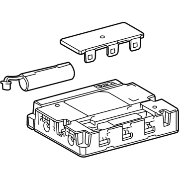86741-06092 Toyota Transceiver Assembly, Telephone Illustration 1 of 1