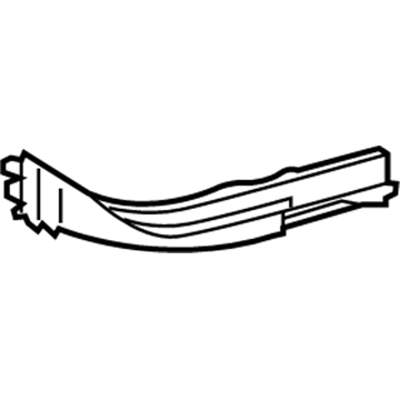 Toyota 57107-12120 Lower Rail Plate