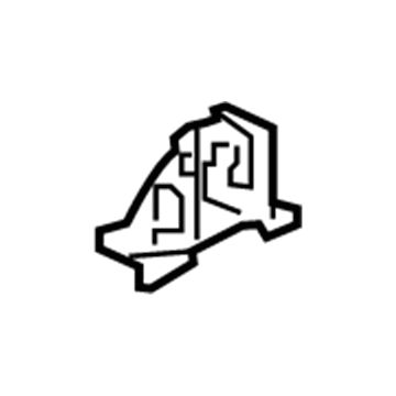 Toyota 53737-12120 Plate