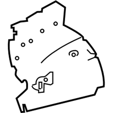 Toyota 53720-12030 Front Panel