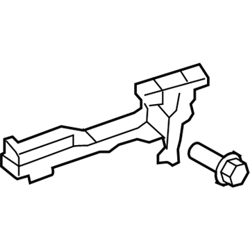 69203-06110 Toyota Handle Base, Passenger Side Illustration 1 of 1