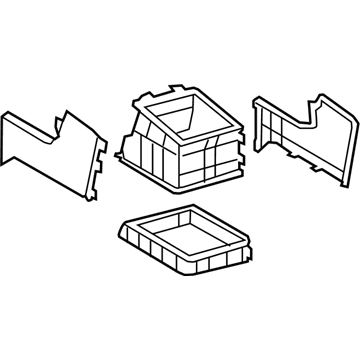 Toyota 58801-0C010-C0 Console Base