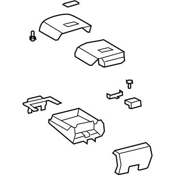 Toyota 58906-0C040-C0 Lid Assembly