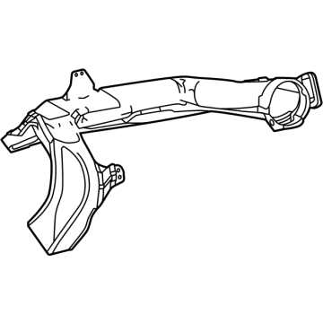 Toyota 55844-60410 Side Duct