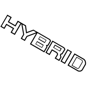 Toyota 75374-12050 Nameplate