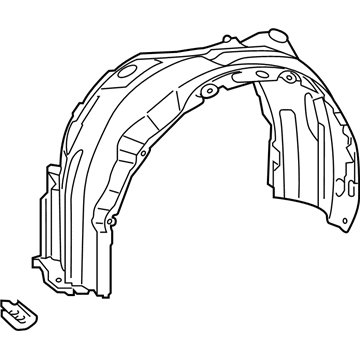Toyota 53875-06210 Fender Liner