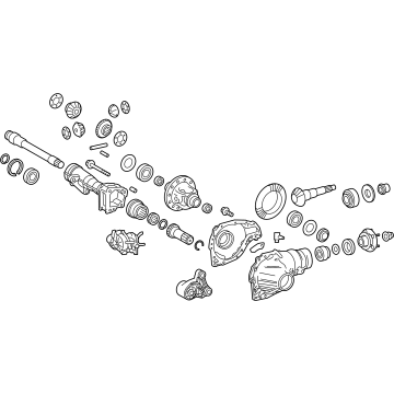 41110-35E70 Toyota Carrier Assembly, Differential Illustration 1 of 1