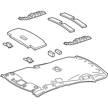 Toyota 63310-02V80-C1 Headliner