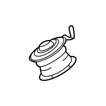 Toyota 48505-60131 Cushion Sub-Assembly, Rear 48505-60131 Toyota Cushion Sub-Assembly, Rear Illustration 1 of 1