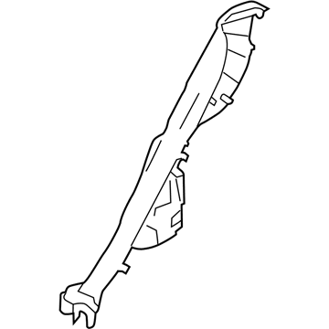 62556-0R110-C0 Toyota Opening Trim, Driver Side Illustration 1 of 1