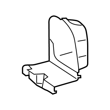 65351-42010-C0 Toyota Access Cover, Rear Passenger Side Illustration 1 of 1