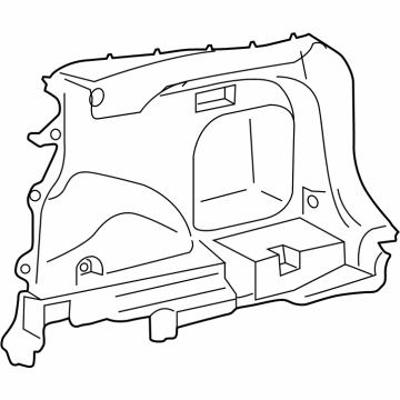Toyota 64740-0R130-C0 Lower Quarter Trim