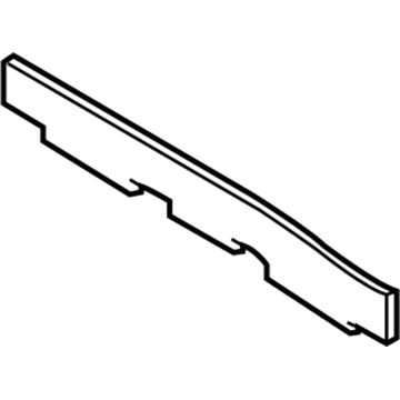 16561-28070 Toyota Radiator Seal, Lower Illustration 1 of 1