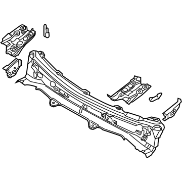 55700-WB001 Toyota Cowl Panel, Front Illustration 1 of 1