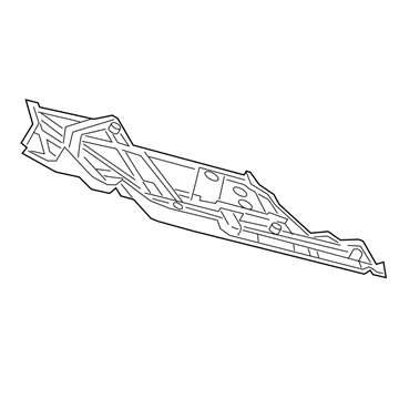 58166-0R020 Toyota Under Cover, Driver Side Illustration 1 of 1