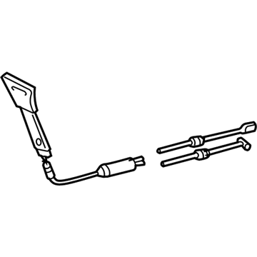 Toyota 78091-0C020-B0 Release Cable