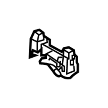 71643-12011 Toyota Headrest Gearbox, Upper Illustration 1 of 1