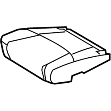 71071-AC320-B2 Toyota Seat Cover, Light Gray, Passenger Side Illustration 1 of 1