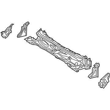 55701-06350 Toyota Cowl Top Panel, Outer Illustration 1 of 1