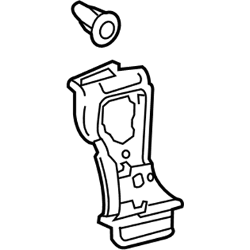 55241-06010 Toyota Silencer, Passenger Side Illustration 1 of 1