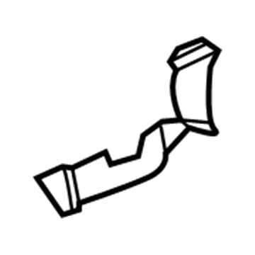 53866-06140 Toyota Side Seal, Passenger Side Illustration 1 of 1
