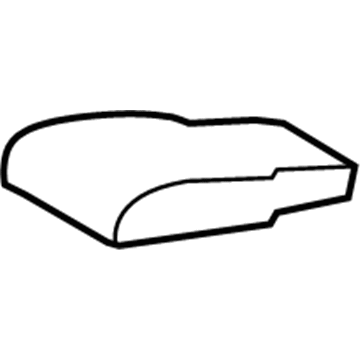 71071-0C450-B3 Toyota Cushion Cover, Center Illustration 1 of 1