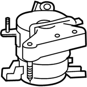 12305-36030 Toyota Side Mount, Passenger Side Illustration 1 of 1