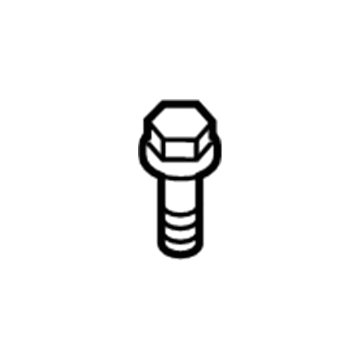 90105-A0158 Toyota Side Mount Bolt Illustration 1 of 1