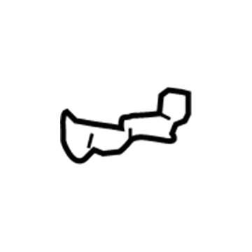 90959-01434 Toyota Clamp(For Vacuum Hose), Rear Illustration 1 of 1
