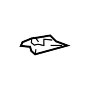 63285-AA020 Toyota Hinge, Passenger Side Illustration 1 of 1